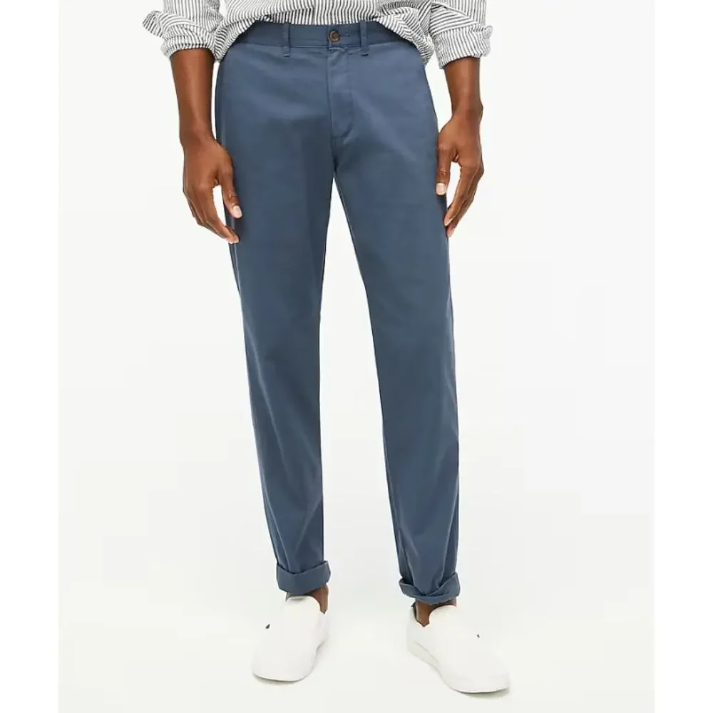 J.Crew Straight Fit Flex Chino Pant W 38 L32 Overcast Blue